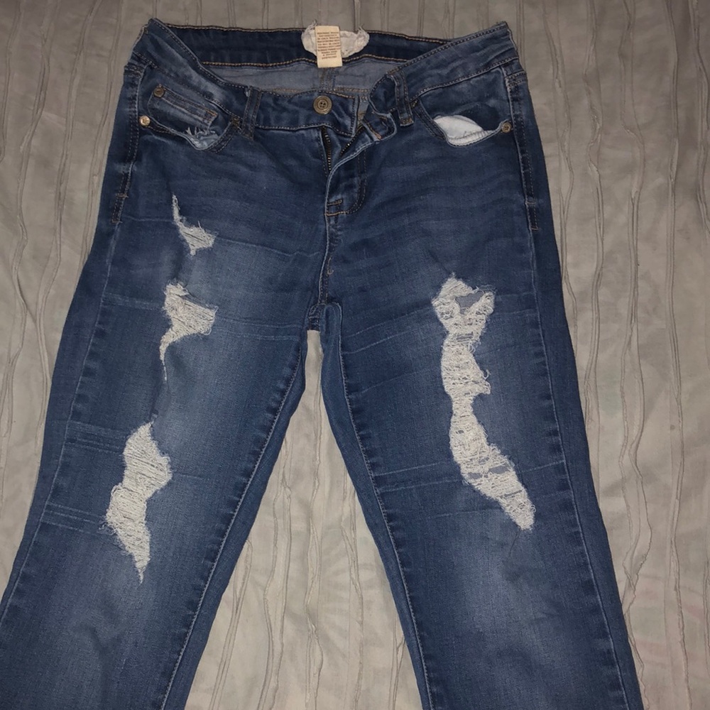 ALTARD STATE RIPPED SKINNY JEANS
